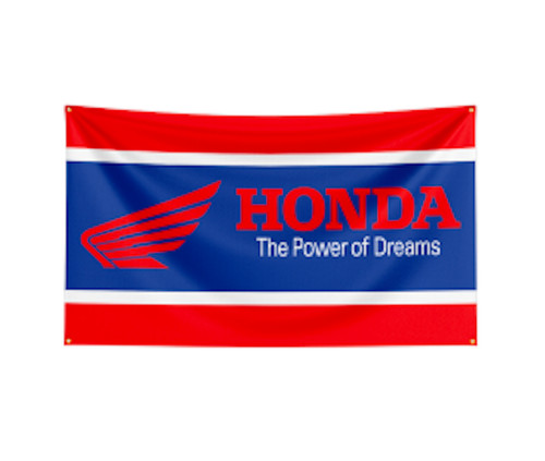 Honda racing banner - racing, banner/fahne