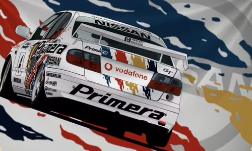Nissan primera retro british - retro,