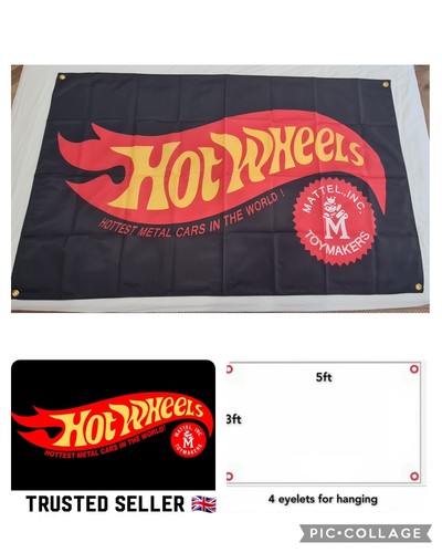 Hot wheels garage flag - garage, banner