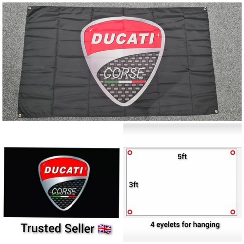 Ducati flagge banner 3x5ft - ducati,
