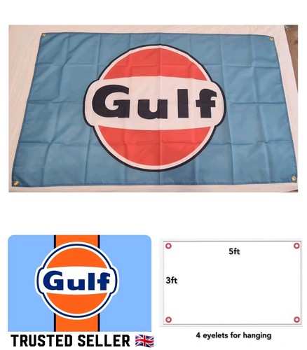 Gulf garage flagge banner - garage,