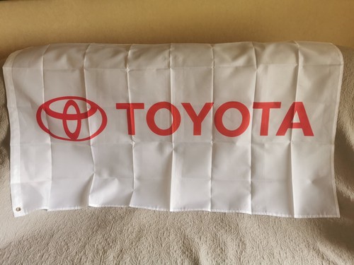Weiße toyota flagge - weiße,