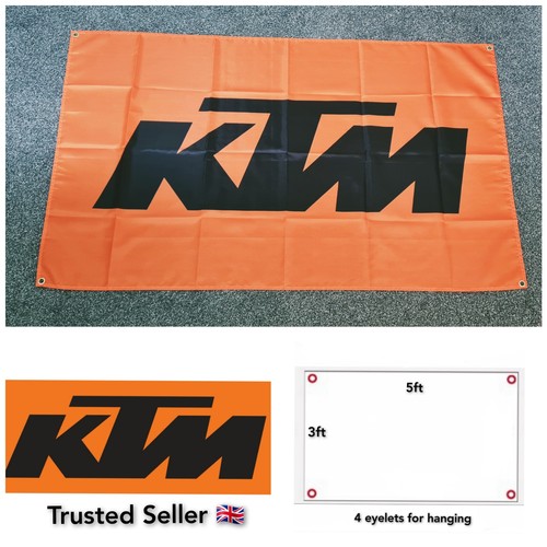 Ktm garage flagge - flagge, 3x5ft