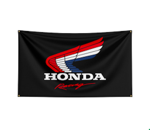 Honda racing banner fahne - banner/fahne,
