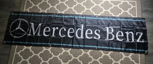 Mercedes benz banner - mercedes-benz, 8'x2'