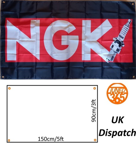 Ngk flagge zündkerzen 3x5ft - ngk,