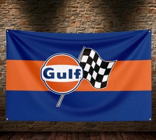 Gulf werkstatt mancave werbung - gulf,
