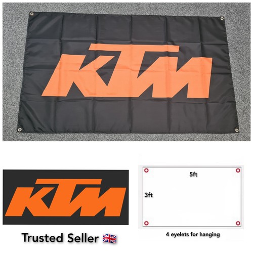 Ktm garage flagge banner 3x5ft - ktm,