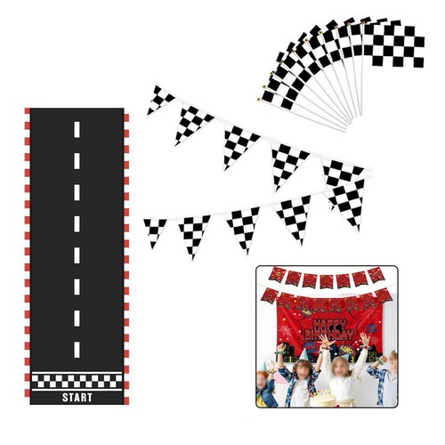 Racing karierte flagge kit mit - flagge,