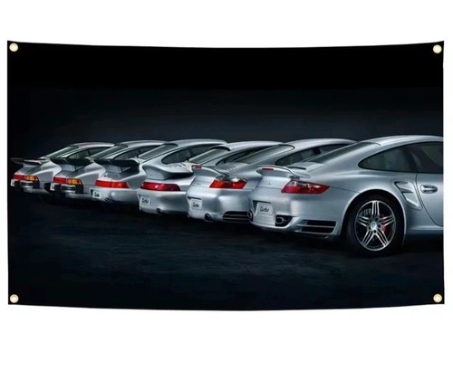 Porsche 911 range - porsche, fahne
