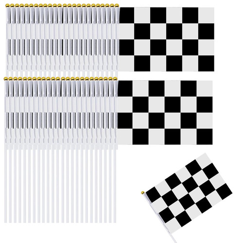 Karierte motorsportflagge - karierte,